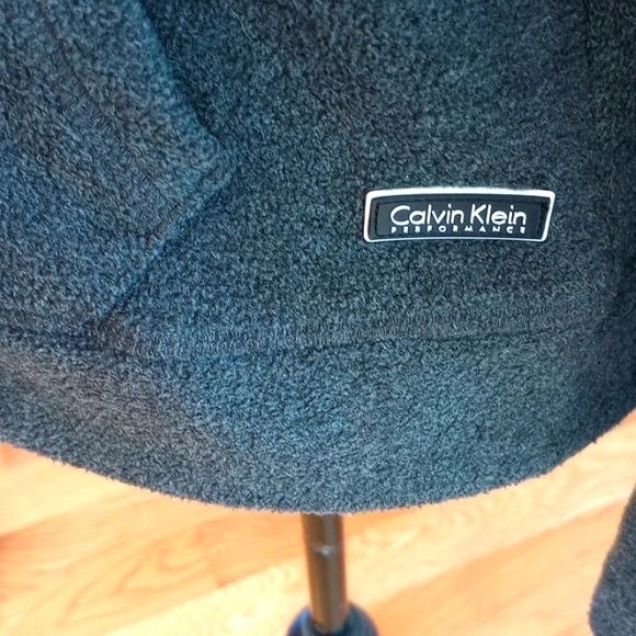 Calvin Klein Performance Ladies Zip Up Fleece Jacket Size:S Color:Gray - Picture 3 of 13